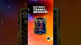 Team Of The Season Hakimi card🤨  #fcmobile #shorts #tots