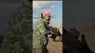 SAW sig 338 fighting the recoil and walking forward