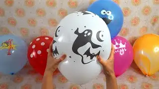 FUN POPPING LOTS OF BALLOONS PART 91! #satisfying #asmr #popping #balloon #color #fun