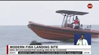Modern fish landing site launched at Mwaepe, Kwale County