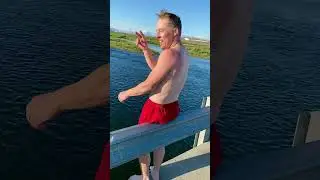 Bridge jumping in Nome Alaska #bridge #jump #nome #alaksa