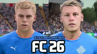 FC 26 | Все игроки Исландии с реальными лицами