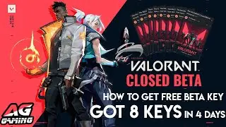 [Giveaway]How to get  VALORANT BETA KEY || Got 8 KEYS in 4 DAYS + VALORANT KEY GIVEAWAY