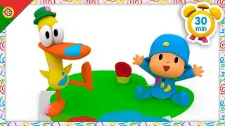 🎨 Ser criativo: As pinturas de Pato (30 minutos) | Pocoyo 🇵🇹 Português - Canal Oficial | arte Pocoyo