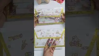 DIY transparent pouch 👝 | clear pouch #diycrafts #diy #simplecraft #craft #nirambymidhu
