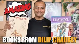 Received Drawing books from Dilip Chaubey Sir | Desi Creative Group