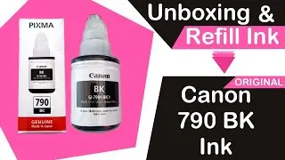 Canon GI 790 Ink for Canon Inktank printer | Canon Ink | How to refill ink in canon inktank printer