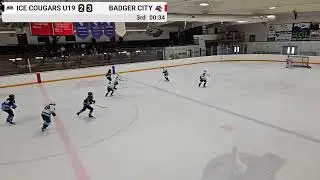 Ice Cougars U19 vs Badger City U19 - 11/10/2025