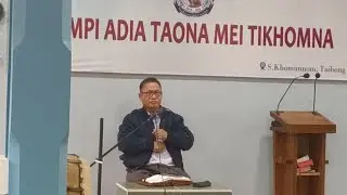 Pastor Thangkhomang powerful speech on 7/01/26 at GMFDI 
