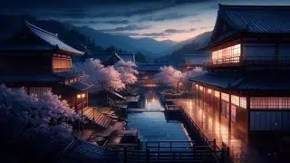 Peaceful Japanese Countryside Atmosphere | Relaxing Lofi Hip-hop Music to Calm the Mind