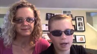 Dr. Lauren Stearns and son Connor on Irlen Syndrome