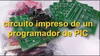 circuito impreso de un programador de pic con EasyEda