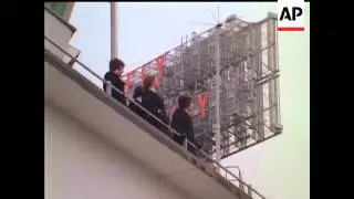 PRINCE CHARLES HELICOPTER FLY PAST - COLOUR - NO SOUND