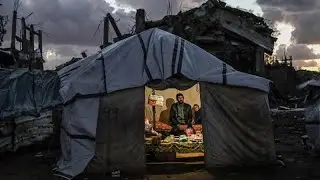 غزة.. ليلة قاسية للنازحين في الخيام مع اشتداد المنخفض الجوي
