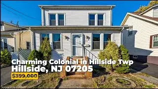 Charming Colonial in Hillside Twp For Sale || Hillside, NJ 07205 || $399,000