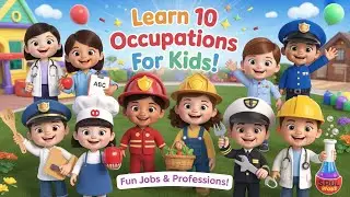 Let’s Learn 10 Occupations | Kids Learning Video | Tiny Skool