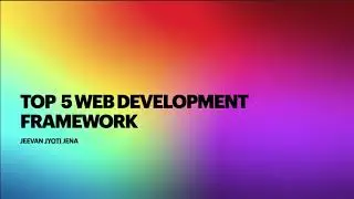 Top 5 web development framework in 2020