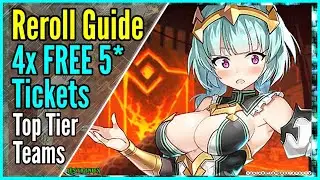 Epic Seven REROLL GUIDE (4X 5* Tickets FREE 2x 5* Heroes & Artifacts) Epic 7 5-Star Summon Tier List
