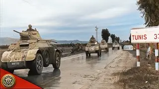 Autoblinda Fiat Ansaldo AB41 - italian army in world war two {Colorized & Enhanced}