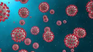 COVID-19 Corona Virus Animated Background V2 - Stock Video