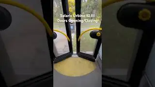 Solaris Urbino 12 III Doors Opening/Closing #bus #doors #beep #door #solaris