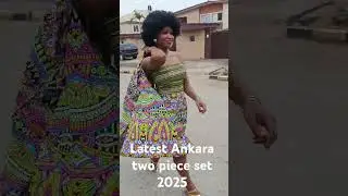 ANKARA TWO PIECE SET STYLE 2025#shorts #ankarastyles #ankara #twopieceset #shortsviral