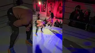El Primo hits a Guillotine Leg Drop!#SantinoBros #ProWrestlingSchool