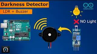 Проект датчика LDR на базе Arduino | Автоматическая сигнализация обнаружения темноты