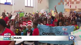 Local 10’s Big Book drive kicks off at Frank C. Martin K-8 in Miami