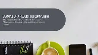 Processing an Entertainment Allowance on PaySpace
