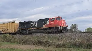Canadian National  -  Eastbound Rack/Stack Train     4 Oct 24
