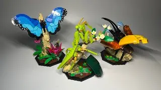 LEGO: Ideas &ldquo;The Insect Collection&rdquo; Stop Motion Speed Build! #21342 Build Walkthrough and Review!
