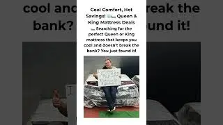 Cool Comfort, Hot Savings! 🧊🛏️Queen & King Mattress Deals  #mattressbyappointmentknoxville #knoxmba