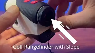 Demo of the scope screen and useful features of this Golf Rangefinder w/ Slope Compensation *REVIEW*