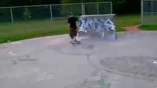 Kgrind to fakie on grindbox