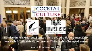 Prix Georges Bizet du Livre d’Opéra et de Danse 2019