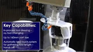 PRO 160P+ Machine Demo: High Speed Polishing of 112mm Meniscus Lenses