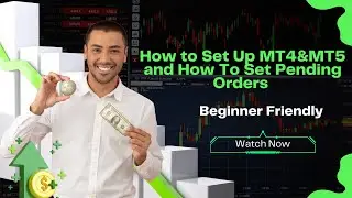 How to Set Up MT4 and MT5 Accounts & How to Place Pending Orders on MT4 - Mobile Phone Version.