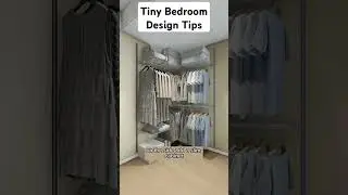 Tiny Bedroom Design Tips #interiordesign #bedroom #bedroomdecor #bedroomdesign #viralvideo #interior