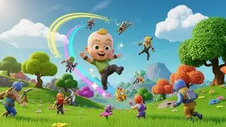 Fortnite Baby Missed the Victory Jump 🪂 | Kids Songs & Nursery Rhymes