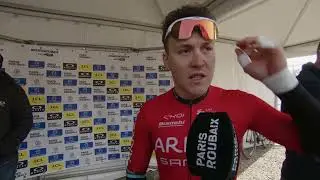 Hugo Hofstetter - Interview au d&eacute;part - Paris-Roubaix 2023