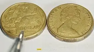1984 1 dollar Australia coin royal treasure Elizabeth ll worth a million how much $10,000