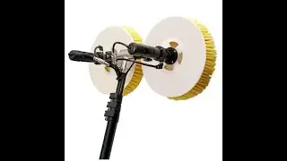 7.5M Solar Panel Cleaning Robot Solar Panel Cleaning Brush telescopic water fed pole solar clean