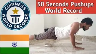 Most Push Ups in 30 Seconds New World Record India | Push ups Challenge India 2020 |Anki Fitness Era