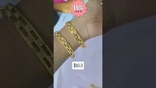 Double line cz Bangles #czbangles #1gmgold