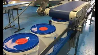 Automated Lid Closer / Sealer with Conveyors Fabricated in the UK at C-Trak Ltd