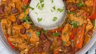 Chicken and Red Kidney bean stew