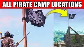All Pirate Camp Locations - FORTNITE SEASON 8 WEEK 1 CHALLENGES