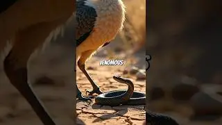 Secretary Bird: The Most Elegant Snake Killer with Deadly Kicks!