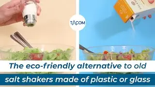 Bispenser eco-friendly salt shaker. The best alternative to old plastic or glass salt shakers